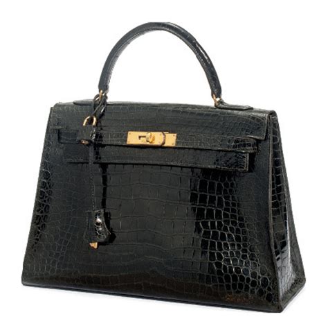 kelly hermes bag black|hermes kelly bag crocodile.